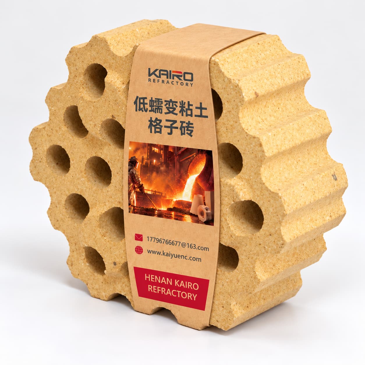 低蠕变粘土格子砖